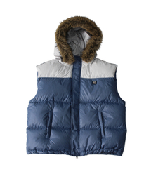 SPORT CHAMBER（スポーツチャンバー）の「SC Track Duck Down Vest (Blue)（ダウンベスト・メンズ）」