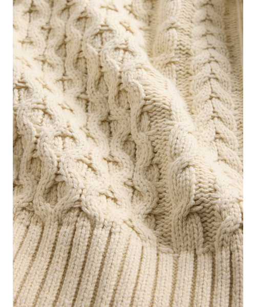 GAP（ギャップ）の「リラックスフィット ケーブルニットセーター（ニット/セーター・メンズ・アイボリー/ネイビー・XL/L/M/S/XS）」の5枚目の写真