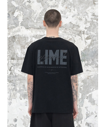 LIMELIGHT APPAREL（ライムライトアパレル）の「アパレルライムロゴTシャツ（ブラック/グレー）（Tシャツ/カットソー）」
