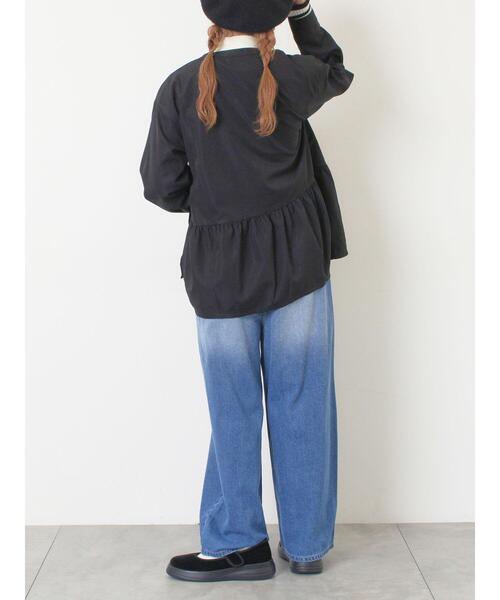 SM2（エスエムツー）の「切替ギャザーブラウス（シャツ/ブラウス・レディース・サックスブルー/ブラック/オフホワイト・F）」の17枚目の写真