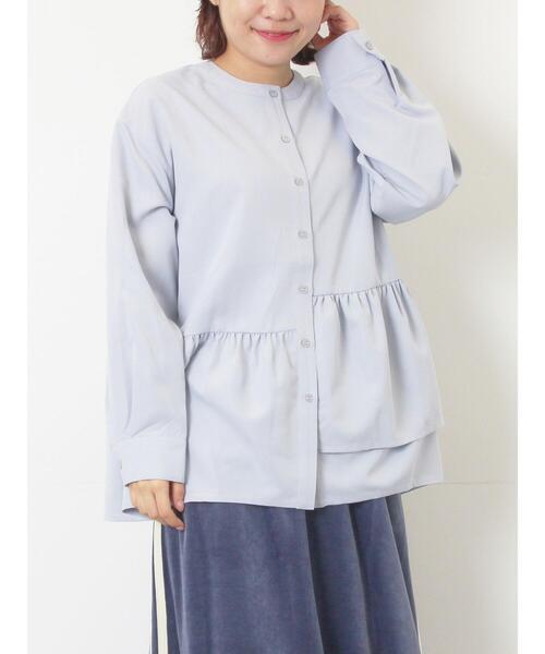 SM2（エスエムツー）の「切替ギャザーブラウス（シャツ/ブラウス・レディース・サックスブルー/ブラック/オフホワイト・F）」の19枚目の写真