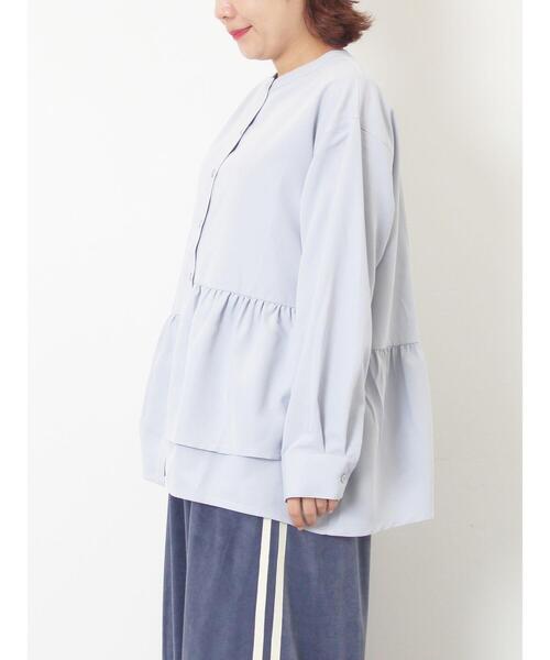 SM2（エスエムツー）の「切替ギャザーブラウス（シャツ/ブラウス・レディース・サックスブルー/ブラック/オフホワイト・F）」の20枚目の写真