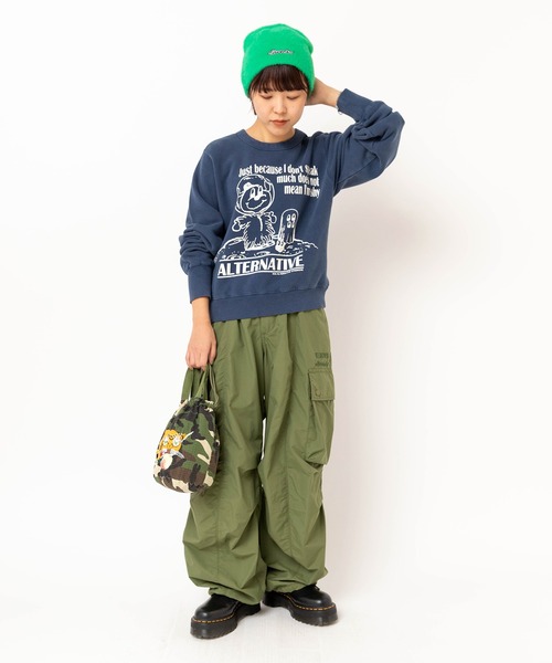 RNA(アールエヌエー)の「M2591 トンプキン宇宙トレーナー(Tシャツ/カットソー・レディース・ライム/ホワイト/ネイビー・MEDIUM)」の15枚目の写真