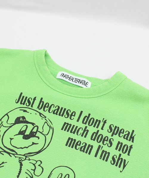RNA(アールエヌエー)の「M2591 トンプキン宇宙トレーナー(Tシャツ/カットソー・レディース・ライム/ホワイト/ネイビー・MEDIUM)」の18枚目の写真