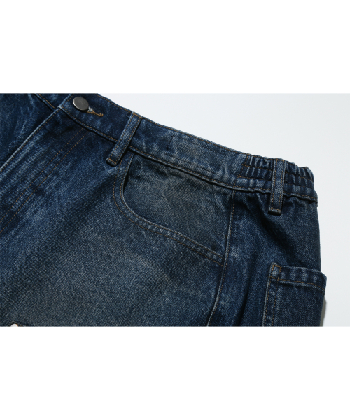 URBANSTOFF(アーバンストッフ)の「ダブルニーバミューダパンツ(ダーティーブルー)(その他パンツ・レディース・その他・LARGE/MEDIUM)」の7枚目の写真