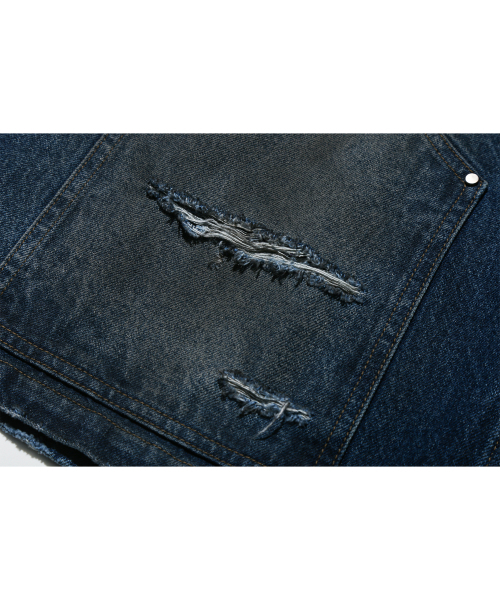 URBANSTOFF(アーバンストッフ)の「ダブルニーバミューダパンツ(ダーティーブルー)(その他パンツ・レディース・その他・LARGE/MEDIUM)」の9枚目の写真