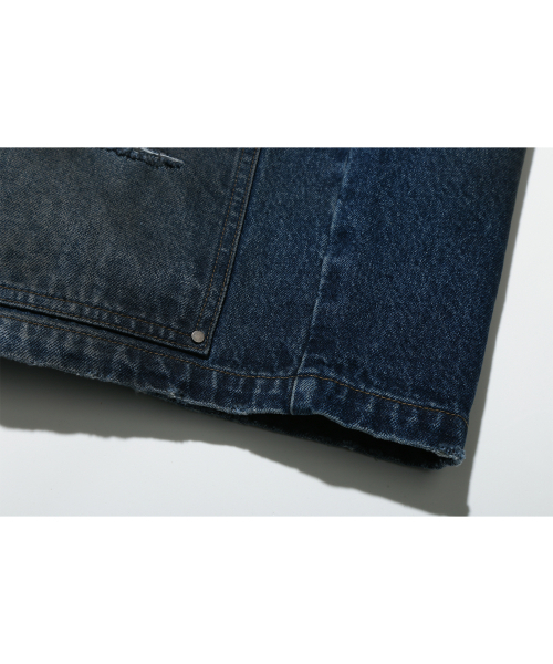 URBANSTOFF(アーバンストッフ)の「ダブルニーバミューダパンツ(ダーティーブルー)(その他パンツ・レディース・その他・LARGE/MEDIUM)」の10枚目の写真