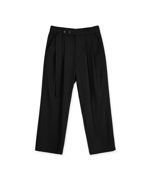 SYNQIA(シンキア)の「ミニポケットベルテッドトラウザーブラック(スラックス・メンズ・その他・SMALL/MEDIUM/LARGE)」の1枚目の写真