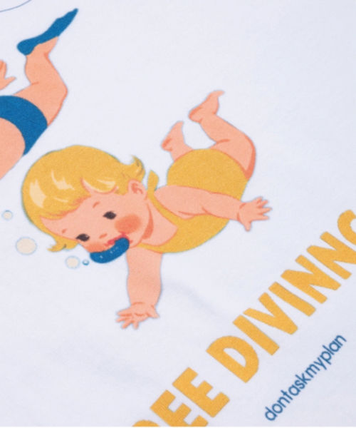 DAMP（ドントアスクマイプラン）の「ブリーズドメル フリーダイビイングT（Tシャツ/カットソー・レディース・その他・2/3/1）」の3枚目の写真
