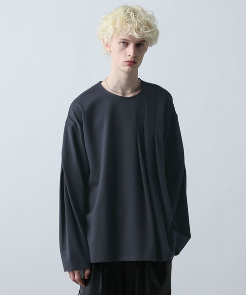 HARE（ハレ）の「YOSEハカマプルオーバー(HARE)（スウェット・メンズ・ブラック/グレー・FREE）」の4枚目の写真