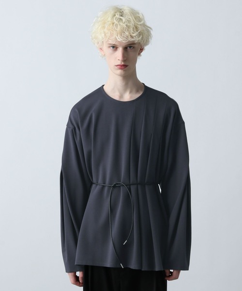 HARE（ハレ）の「YOSEハカマプルオーバー(HARE)（スウェット・メンズ・ブラック/グレー・FREE）」の15枚目の写真