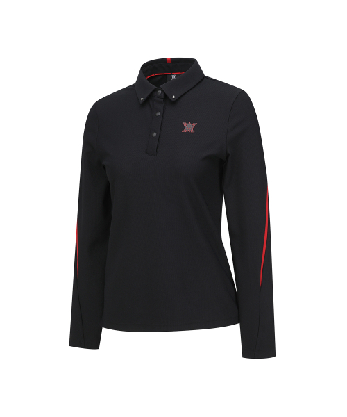 ANEW GOLF（アニューゴルフ）の「WOMEN SP ESEENTIAL LONG T-SHIRT_BK（ポロシャツ・レディース・その他・X-SMALL/SMALL/MEDIUM/LARGE）」の3枚目の写真