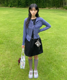 Majournee（マジョネ）の「STITCH SLEEVELESS DRESS_BLACK（ワンピース）」