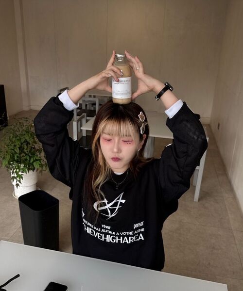 ACHA(アチャ)の「ヒリックス Aロゴベスト スウェット _ ブラック(ベスト・レディース・その他・MEDIUM/LARGE)」の7枚目の写真