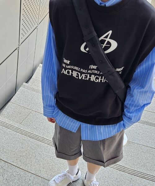 ACHA(アチャ)の「ヒリックス Aロゴベスト スウェット _ ブラック(ベスト・レディース・その他・MEDIUM/LARGE)」の12枚目の写真