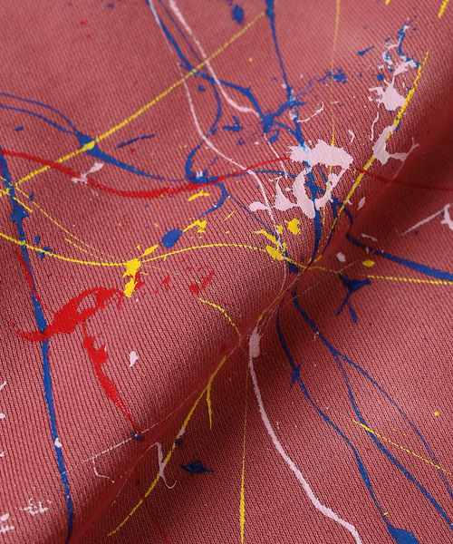 JOURNAL STANDARD（ジャーナルスタンダード）の「ドロッピング ペイント クルーネック スウェット（スウェット・メンズ・ピンク/ブラック系その他・LARGE/MEDIUM）」の8枚目の写真