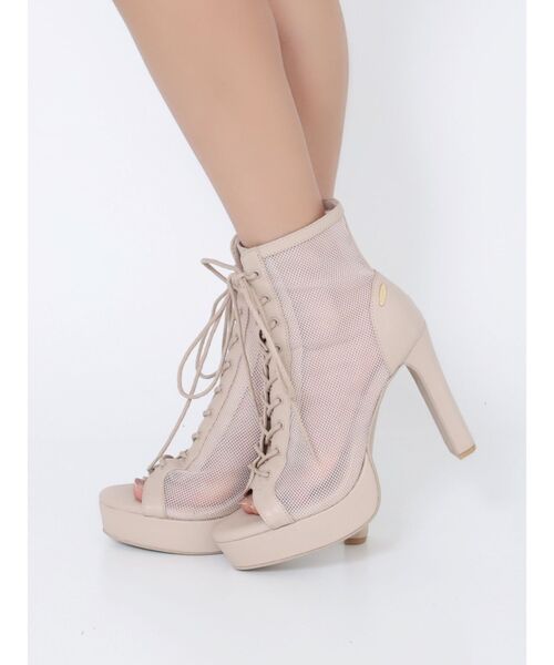 EATME（イートミー）の「レースアップシアーブーツサンダル（ブーツ・レディース・ベージュ/オフホワイト/ブラック・LARGE/MEDIUM/SMALL）」の20枚目の写真