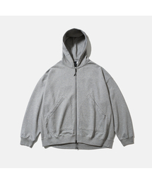 MOIF（モイフ）の「[AW25] BAGGY ZIP HOODED SWEAT / HEATHER GRAY（パーカー）」