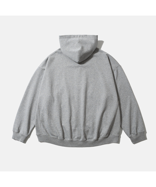 MOIF（モイフ）の「[AW25] BAGGY ZIP HOODED SWEAT / HEATHER GRAY（パーカー・メンズ・その他・1(S)/2(M)/3(L)）」の2枚目の写真