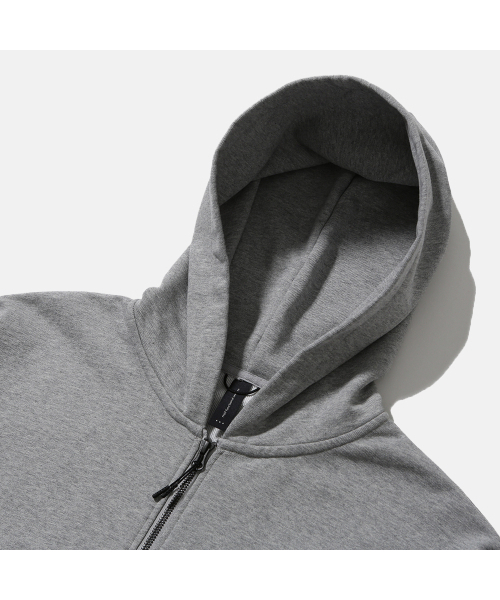 MOIF（モイフ）の「[AW25] BAGGY ZIP HOODED SWEAT / HEATHER GRAY（パーカー・メンズ・その他・1(S)/2(M)/3(L)）」の3枚目の写真