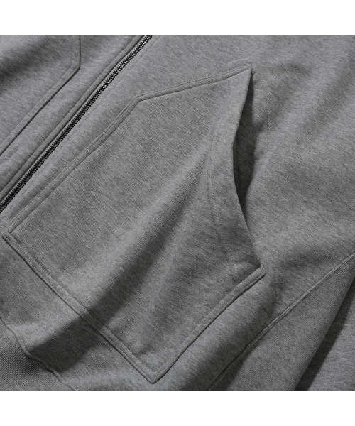 MOIF（モイフ）の「[AW25] BAGGY ZIP HOODED SWEAT / HEATHER GRAY（パーカー・メンズ・その他・1(S)/2(M)/3(L)）」の5枚目の写真