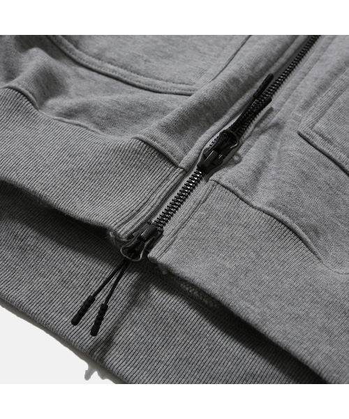 MOIF（モイフ）の「[AW25] BAGGY ZIP HOODED SWEAT / HEATHER GRAY（パーカー・メンズ・その他・1(S)/2(M)/3(L)）」の8枚目の写真