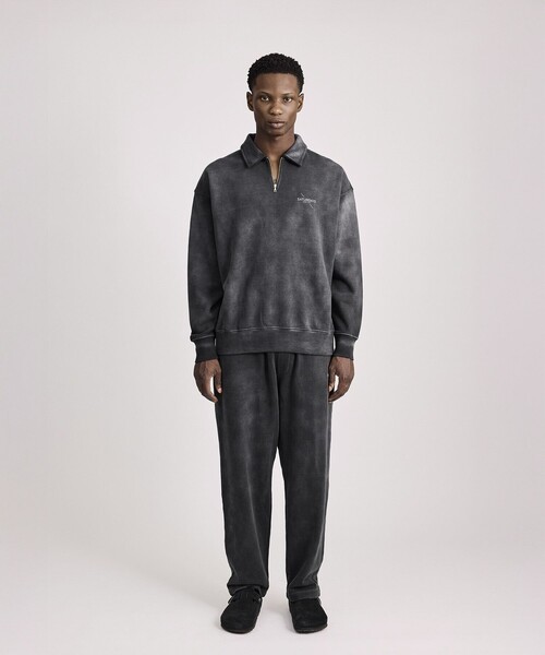 Saturdays NYC(サタデーズ ニューヨークシティ )の「Mott Relaxed Quarter Zip Surf Sweatshirt(スウェット・メンズ・ブルー/ベージュ/スミクロ・XL/M/L/S)」の10枚目の写真