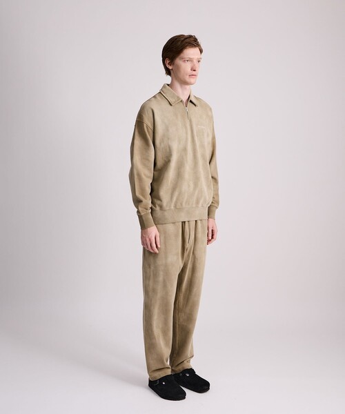 Saturdays NYC(サタデーズ ニューヨークシティ )の「Mott Relaxed Quarter Zip Surf Sweatshirt(スウェット・メンズ・ブルー/ベージュ/スミクロ・XL/M/L/S)」の14枚目の写真