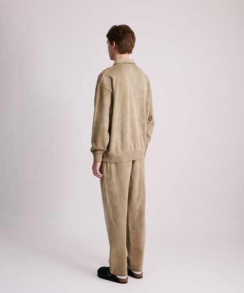 Saturdays NYC(サタデーズ ニューヨークシティ )の「Mott Relaxed Quarter Zip Surf Sweatshirt(スウェット・メンズ・ブルー/ベージュ/スミクロ・XL/M/L/S)」の15枚目の写真