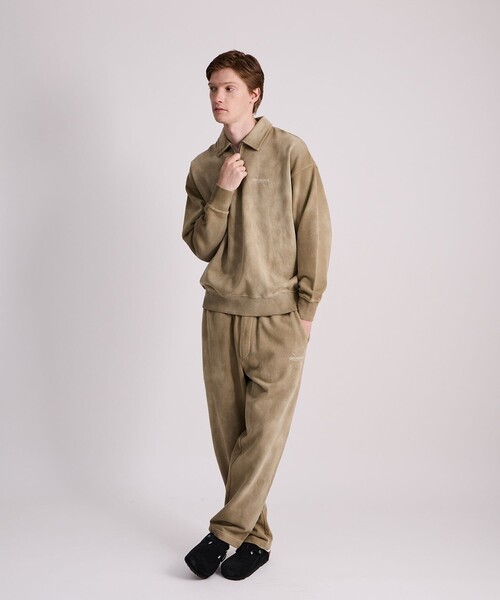 Saturdays NYC(サタデーズ ニューヨークシティ )の「Mott Relaxed Quarter Zip Surf Sweatshirt(スウェット・メンズ・ブルー/ベージュ/スミクロ・XL/M/L/S)」の22枚目の写真