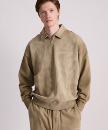 Saturdays NYC | Mott Relaxed Quarter Zip Surf Sweatshirt(スウェット)