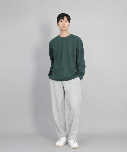 SAINTCREW(セントクルー)の「無地ワイドスウェットパンツ SWP-372 メランジグレー(スウェットパンツ・メンズ・その他・MEDIUM/LARGE/X-LARGE/XX-LARGE)」の11枚目の写真