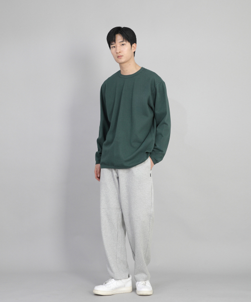 SAINTCREW(セントクルー)の「無地ワイドスウェットパンツ SWP-372 メランジグレー(スウェットパンツ・メンズ・その他・MEDIUM/LARGE/X-LARGE/XX-LARGE)」の10枚目の写真