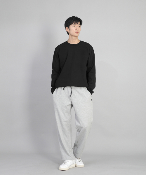 SAINTCREW(セントクルー)の「無地ワイドスウェットパンツ SWP-372 メランジグレー(スウェットパンツ・メンズ・その他・MEDIUM/LARGE/X-LARGE/XX-LARGE)」の4枚目の写真