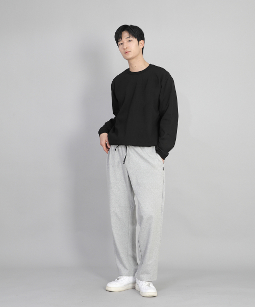 SAINTCREW(セントクルー)の「無地ワイドスウェットパンツ SWP-372 メランジグレー(スウェットパンツ・メンズ・その他・MEDIUM/LARGE/X-LARGE/XX-LARGE)」の3枚目の写真