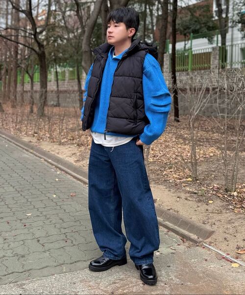 DWSE(ディーダブリューエスイー)の「バルーンフィットデニムワイドパンツ(インディゴブルー)(デニムパンツ・メンズ・その他・SMALL/MEDIUM/LARGE/X-LARGE)」の5枚目の写真