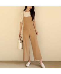 BBAEBBAE（ペッペ）の「Wide jumpsuit with flap pockets（つなぎ/オールインワン・レディース）」