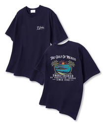 アンボダルオーバーサイズ半袖Tシャツネイビー