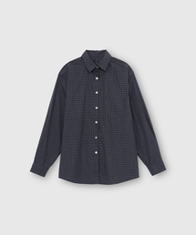 NIEEH（ニヒ）の「CHECK SHIRT_BLUE（シャツ/ブラウス）」