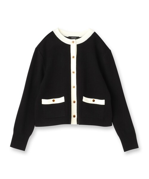 UNTITLED（アンタイトル）の「ミラノリブカーディガン（カーディガン/ボレロ・レディース・ホワイト系7/ベージュ系その他7/ブラック系4・02）」の4枚目の写真