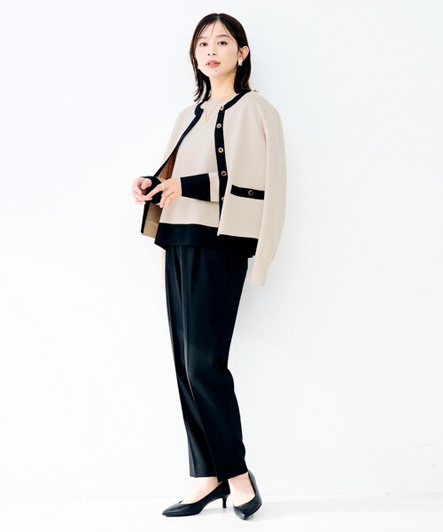 UNTITLED（アンタイトル）の「ミラノリブカーディガン（カーディガン/ボレロ・レディース・ホワイト系7/ベージュ系その他7/ブラック系4・02）」の11枚目の写真