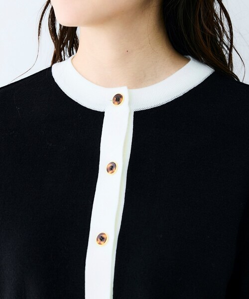 UNTITLED（アンタイトル）の「ミラノリブカーディガン（カーディガン/ボレロ・レディース・ホワイト系7/ベージュ系その他7/ブラック系4・02）」の20枚目の写真