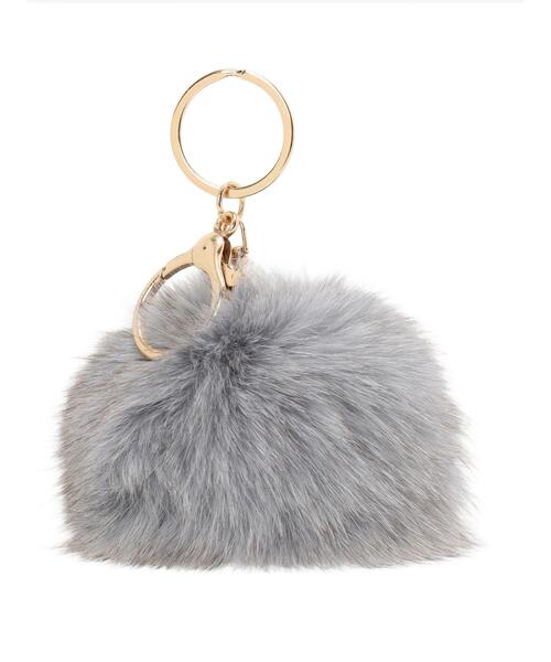 Te chichi（テチチ）の「カラフルファーチャーム（ネックレス・レディース・グレー/ブルー/ピンク・F）」の6枚目の写真