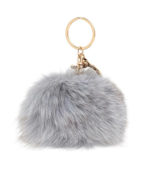 Te chichi（テチチ）の「カラフルファーチャーム（ネックレス・レディース・グレー/ブルー/ピンク・F）」の7枚目の写真