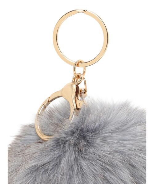 Te chichi（テチチ）の「カラフルファーチャーム（ネックレス・レディース・グレー/ブルー/ピンク・F）」の8枚目の写真