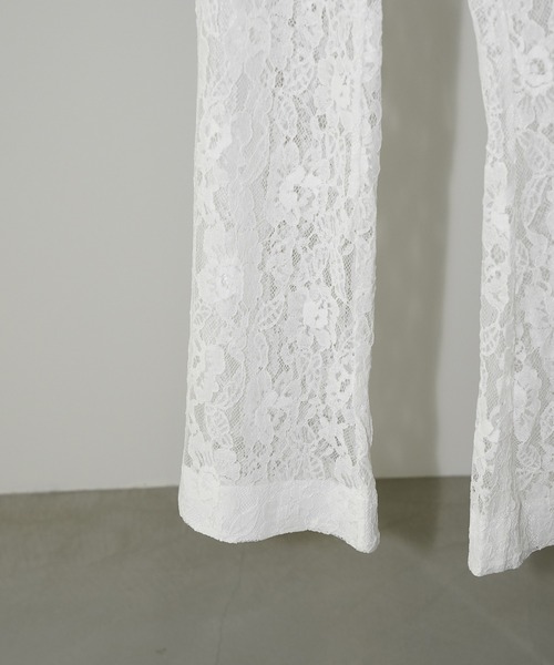 chuclla（チュクラ）の「フローラルレース フレアパンツ chw26s027（その他パンツ・レディース・ホワイト・L/S/M）」の11枚目の写真