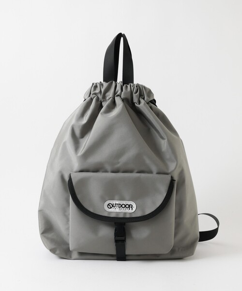 OUTDOOR PRODUCTS(アウトドアプロダクツ)の「【OUTDOOR PRODUCTS / アウトドアプロダクツ】Front Pocket Knapsack/ナップザック/ユニセックス【WEB限定】(バックパック/リュック・メンズ・ブラック/ドット/グレー/ブラウン・フリー)」の18枚目の写真