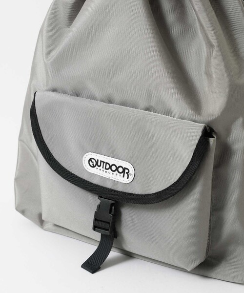 OUTDOOR PRODUCTS(アウトドアプロダクツ)の「【OUTDOOR PRODUCTS / アウトドアプロダクツ】Front Pocket Knapsack/ナップザック/ユニセックス【WEB限定】(バックパック/リュック・メンズ・ブラック/ドット/グレー/ブラウン・フリー)」の12枚目の写真