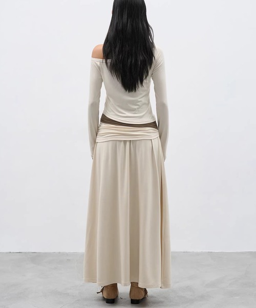 EIGHTHMONTH(エイスマンス)の「アシンメトリーレイヤードトップス EM26s008【EIGHTHMONTH】(Tシャツ/カットソー・レディース・アイボリー・M/S)」の12枚目の写真