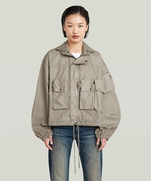 G-STAR | Field Jacket/ミリタリーディテールマルチポケットオーバーサイズジップアップブルゾン(ブルゾン)